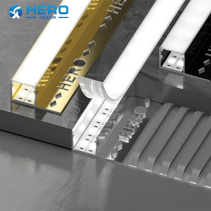 Bathroom Tile Trim Led Profile manufacturers