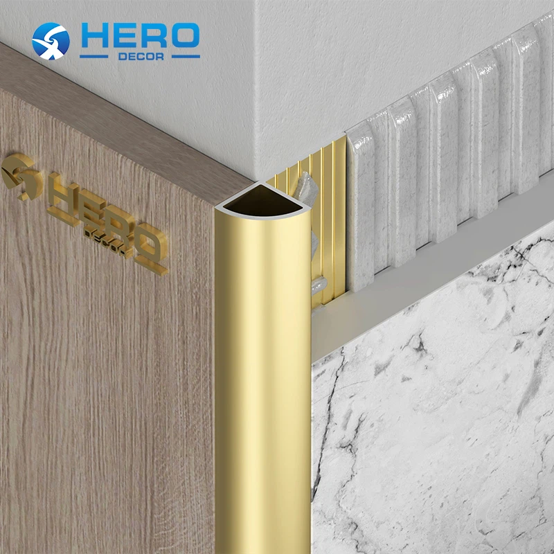 hero metal aluminum&ss&brass tile trim category RH-XQ-15 hero metal aluminum&ss&brass tile trim category RH-XQ-15