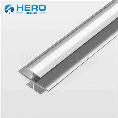 H-förmiges Wandpaneelprofil aus Aluminium