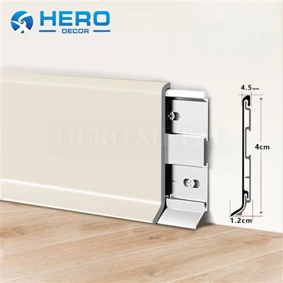 Sockelleistenprofil aus Aluminium