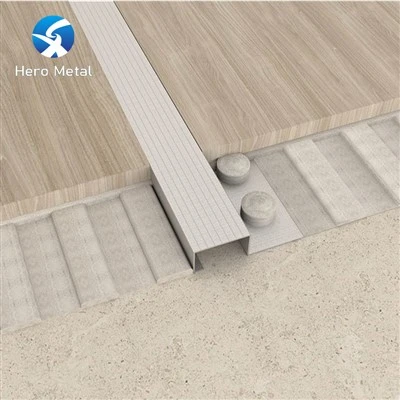 Aluminium-Treppenkante für Treppenstufen